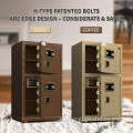 H-type bolts square handdle hidden design large safes